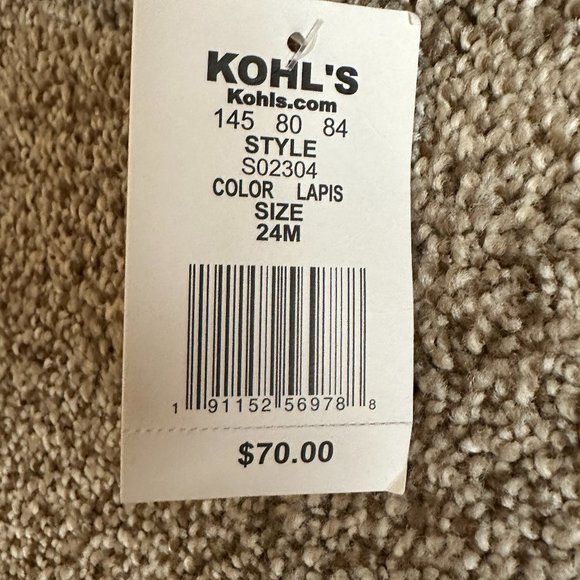 BABY BOY ZEROXPOSURE HEAVYWEIGHT COLORBLOCK PUFFER COAT SIZE 24M #K95 - Picture 3 of 3